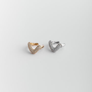 Ear cuff - W Ear cuff Huguette Paris