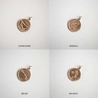 Pendentif Astro - QUERCY Colliers Huguette Paris
