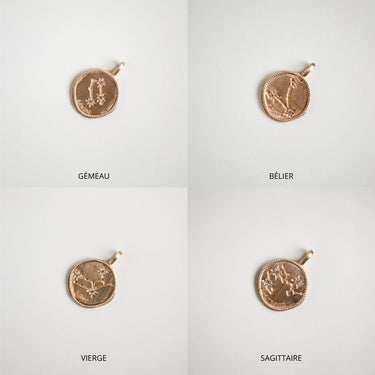 Pendentif Astro - QUERCY Colliers Huguette Paris