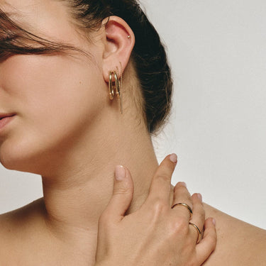 Boucles - SATINÉE Boucles d'oreilles Huguette Paris 