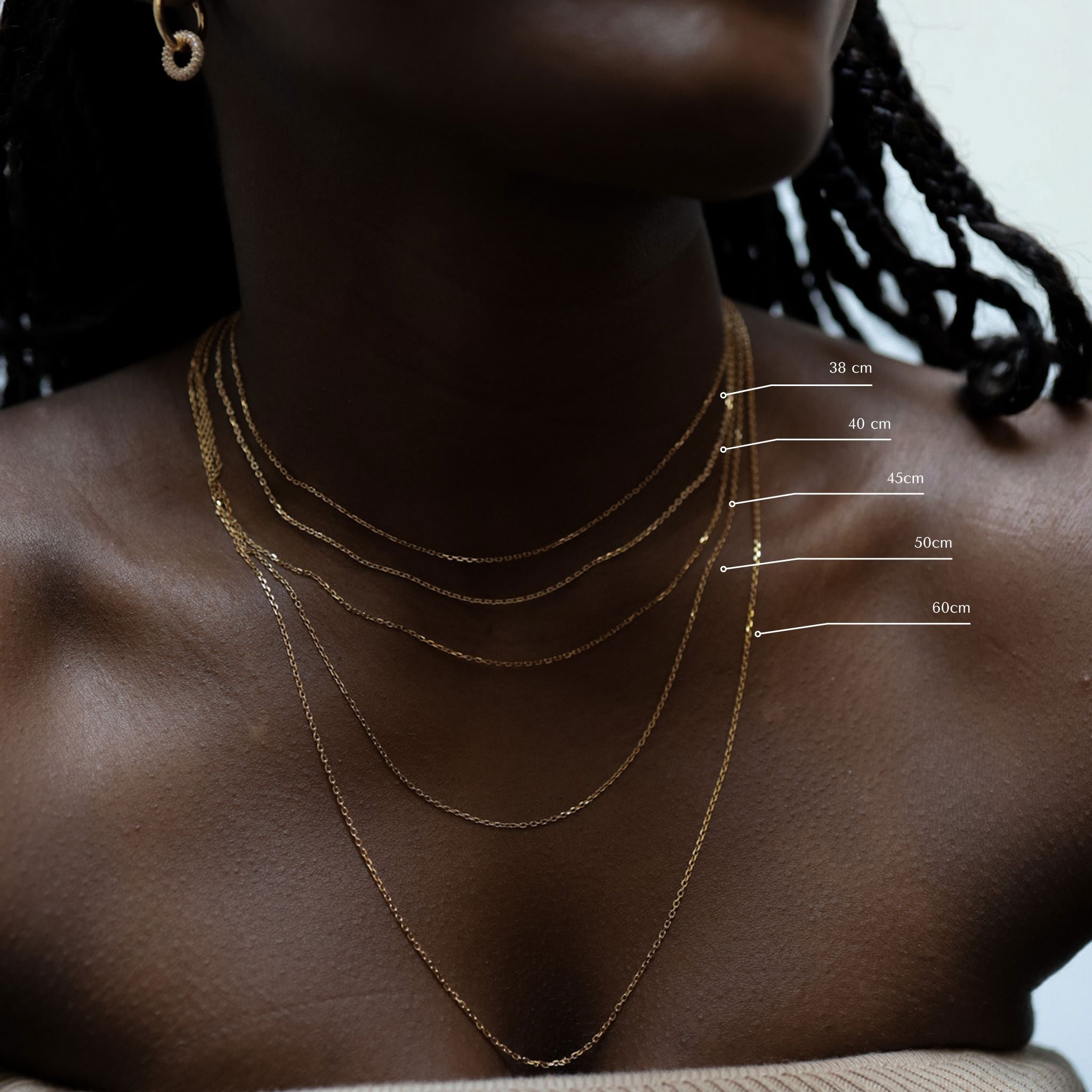 Collier - Chaine simple dorée