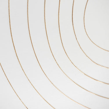 Collier - Chaine simple dorée Huguette Paris 