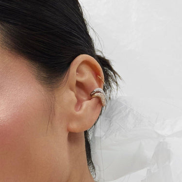 Ear cuff - W Ear cuff Huguette Paris 