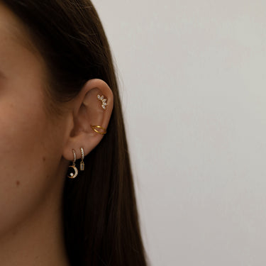 Mini créole à l'unité - QAMAR Mini créoles Huguette Paris 