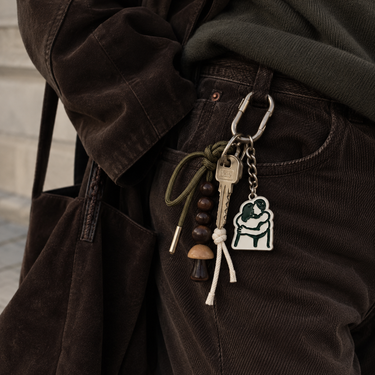 Porte-clef "Les amoureux" — Maison Huguette