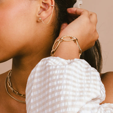 Ear cuff à puce - LEISO Ear cuff Huguette Paris 