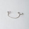 Ear cuff à puce - LEISO Ear cuff Huguette Paris Unité Argent 