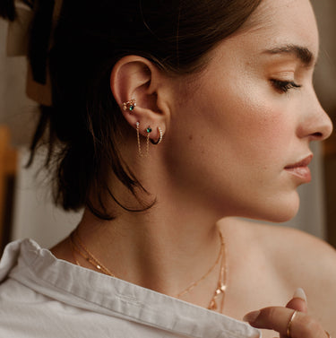 Mini créole à l'unité - JULIA Boucles d'oreilles Huguette Paris 