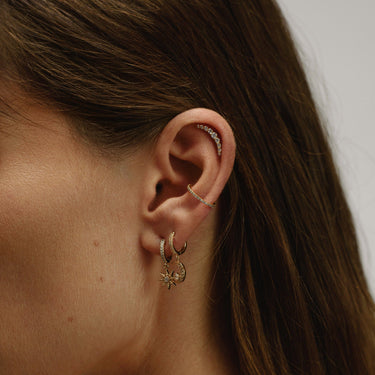 Mini créole à l'unité - QAMAR Mini créoles Huguette Paris 