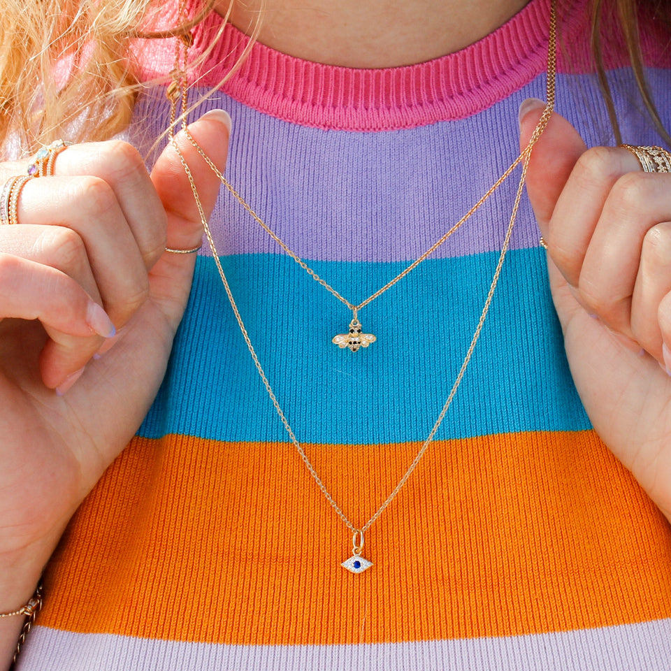 BENECREAT Lot De 40 Marqueurs De Point Abeille Dorée Et Argent Antique